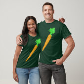 Gemalte Karotte T-Shirt (Unisex)