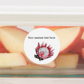 Gemalte King-Protea-Etiketten Etiketten (Befestigt)