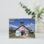 Gemalte Kirche, Montezuma New Mexico Postkarte (Stehend Vorderseite)