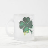 GEMALTE KLEE-TASSE MATTGLASTASSE (Links)