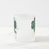 GEMALTE KLEE-TASSE MATTGLASTASSE (Mittel)