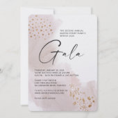 Gemalte Leinwand Gala Einladung (Vorderseite)