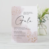 Gemalte Leinwand Gala Einladung (Stehend Vorderseite)