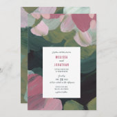 Gemalte Liebe Einladung zum Hochzeitsfeiern (Vorne/Hinten)