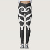 "Gemalte Liebe" Herz und Kreuz Leggings (Vorderseite)