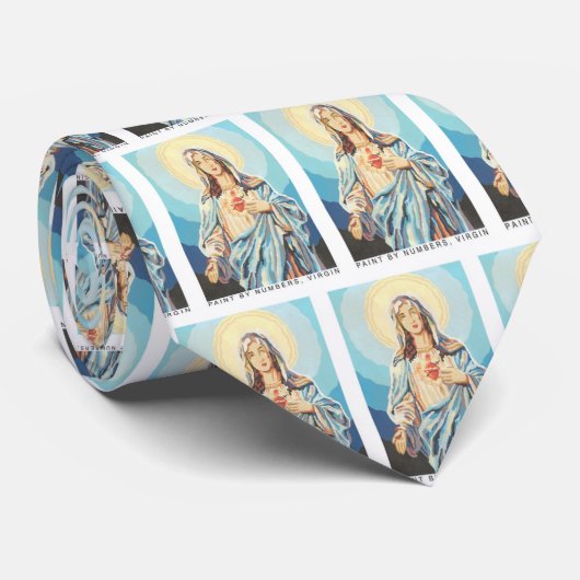 gemalte Mary Krawatte (Gerollt)