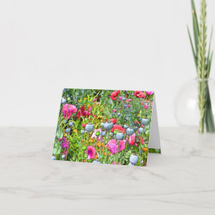 Gemalte Poppies II Karte