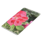 Gemalte Rose Blumengarten Rumi Quote Magnet (Linke Seite)