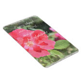 Gemalte Rose Blumengarten Rumi Quote Magnet (Rechte Seite)