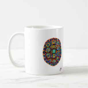 Gemalte Schildkröte-Muschel-Tasse Kaffeetasse