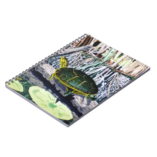 Gemalte Schildkröte Notizblock (Linke Seite)