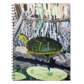 Gemalte Schildkröte Notizblock (Vorderseite)