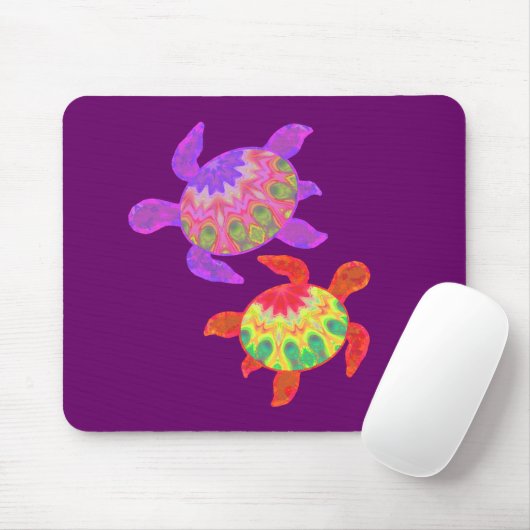 Gemalte Schildkröten Mousepad (Mit Mouse)