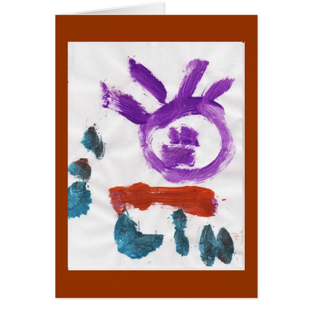 Gemalte Sun-Karte (Vorne)