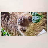 gemalte Trägheit Strandtuch (Vorderseite)