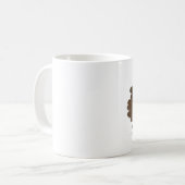 Gemalte Trillium-Wildblume Tasse (Vorderseite Links)