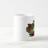 Gemalte Trillium-Wildblume Tasse (Mittel)