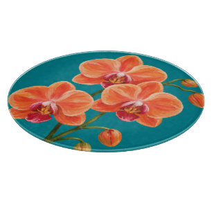 Gemalte tropische Blumenkunst Schneidebrett