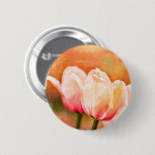 Gemalte Tulpen Button (Vorne & Hinten)