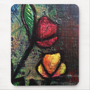 Gemalte Tulpen Mousepad