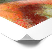 Gemalte Tulpen Poster (Ecke)