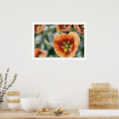 Gemalte Tulpen Poster (Küche)