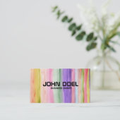 gemalte Visitenkarte (Stehend Vorderseite)