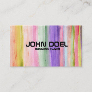 gemalte Visitenkarte