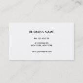 gemalte Visitenkarte (Rückseite)