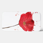 Gemalte Watercolormohnblumen-Blume 2 Case-Mate iPhone Hülle (Rückseite (Horizontal))