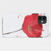 Gemalte Watercolormohnblumen-Blume 2 Case-Mate iPhone Hülle (Rückseite (Horizontal))