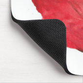 Gemalte Watercolormohnblumen-Blume 2 Mousepad (Ecke)