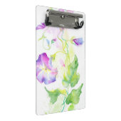 Gemalte Watercolorwinden-Blumen Mini Klemmbrett (Schrägansicht)
