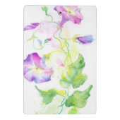 Gemalte Watercolorwinden-Blumen Mini Klemmbrett (Rückseite)