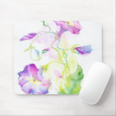 Gemalte Watercolorwinden-Blumen Mousepad (Mit Mouse)