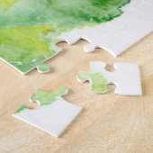 Gemalte Watercolorwinden-Blumen Puzzle (Seite)