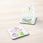 Gemalte Watercolorwinden-Blumen Untersetzer (Rechte Seite)