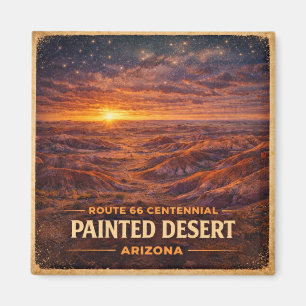 Gemalte Wüste Arizona Dämmerung Centennial Magnet