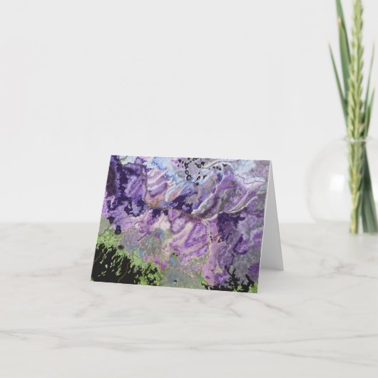 Gemalte Wüste GIS Satellite Imagery Mitteilungskar Karte (Vorderseite)