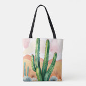 Gemalte Wüstenblüten Tasche (Rückseite)