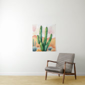 Gemalte Wüstenblüten Wandteppich (Beispiel)