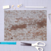 Gemalte Ziegelsteine Seidenpapier (Handwerk)