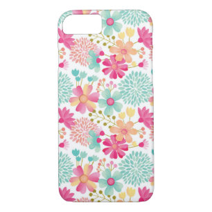 Gemalter Blumenmuster iPhone 7 Fall Case-Mate iPhone Hülle