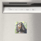 Gemalter Cavalier King Charles Spaniel Magnet (In Situ (Geschirrspüler))