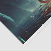 Gemalter Drache Seidenpapier (Ausschnitt)