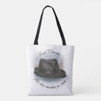 Gemalter Fedora-Hut für Leonard