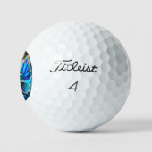 Gemalter Fische Golfball (Logo)
