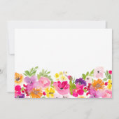 Gemalter Garten Frühling Blumenmutter Tag Brunch Einladung (Rückseite)