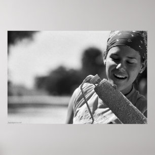 Gemalter Gecko Poster