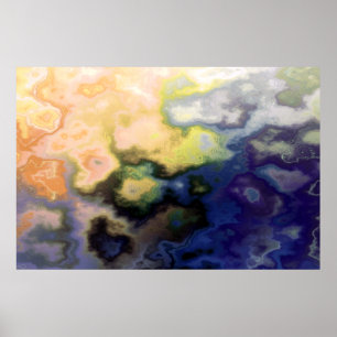 Gemalter Glück Thunderegg Druck Poster